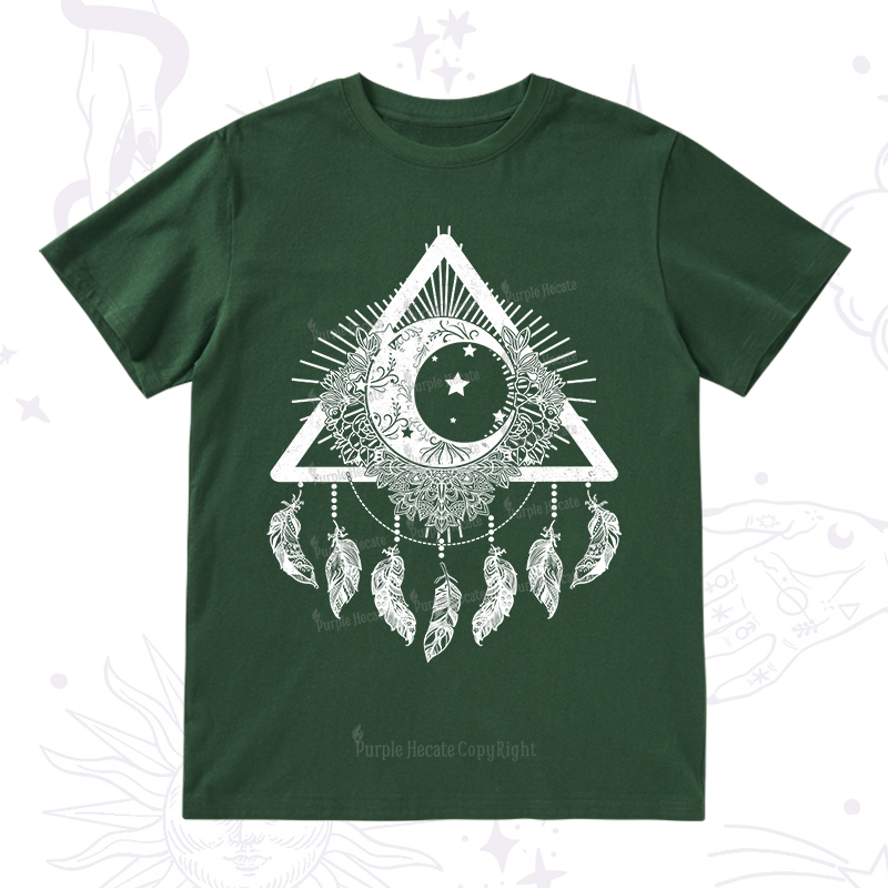Purplehecate Starry Moon Dreamcatche T-Shirt