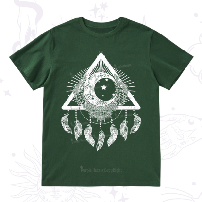 Purplehecate Starry Moon Dreamcatche T-Shirt