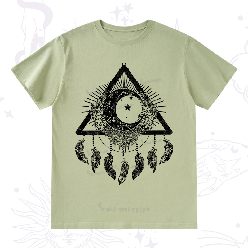 Purplehecate Starry Moon Dreamcatche T-Shirt