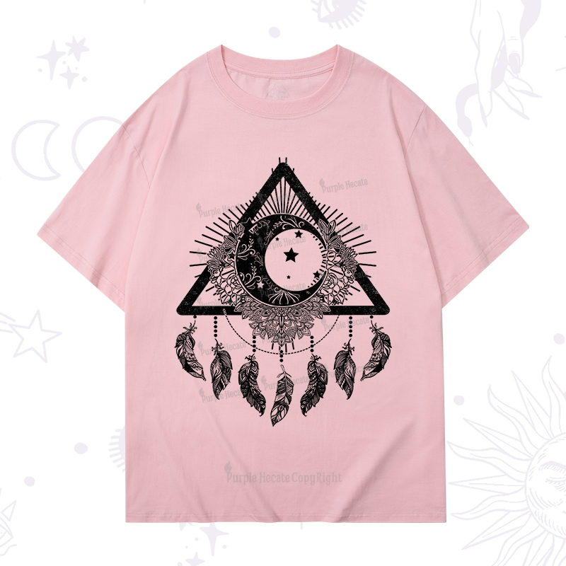 Purplehecate Starry Moon Dreamcatche T-Shirt