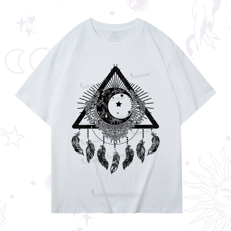 Purplehecate Starry Moon Dreamcatche T-Shirt