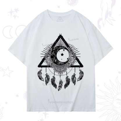 Purplehecate Starry Moon Dreamcatche T-Shirt