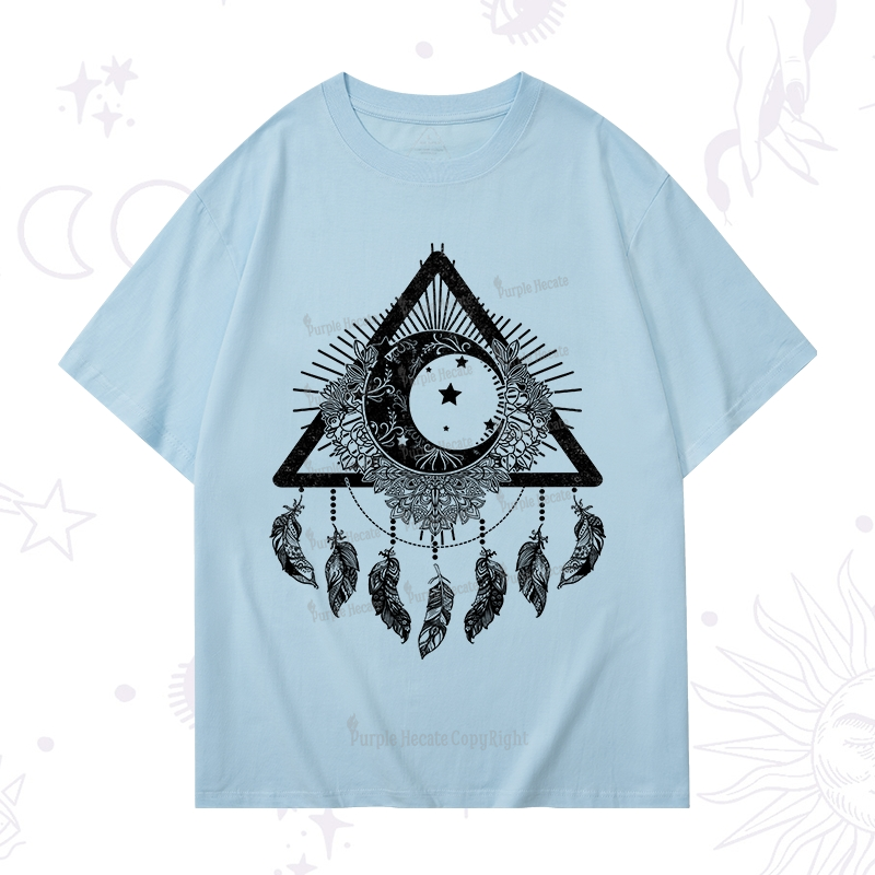 Purplehecate Starry Moon Dreamcatche T-Shirt