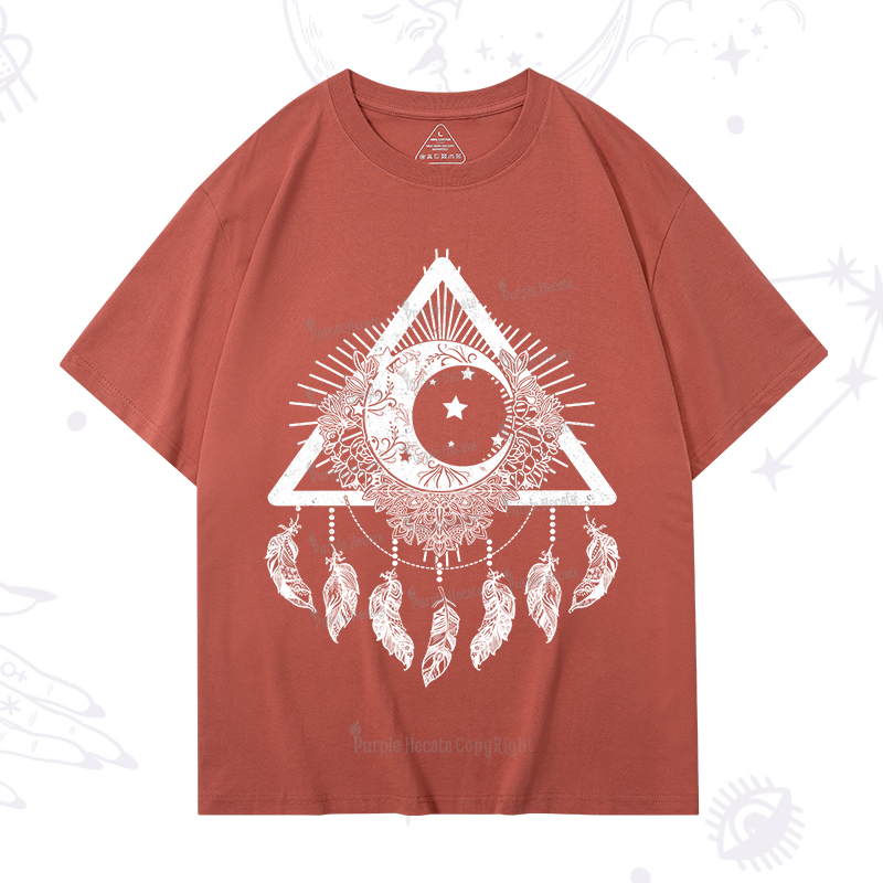 Purplehecate Starry Moon Dreamcatche T-Shirt