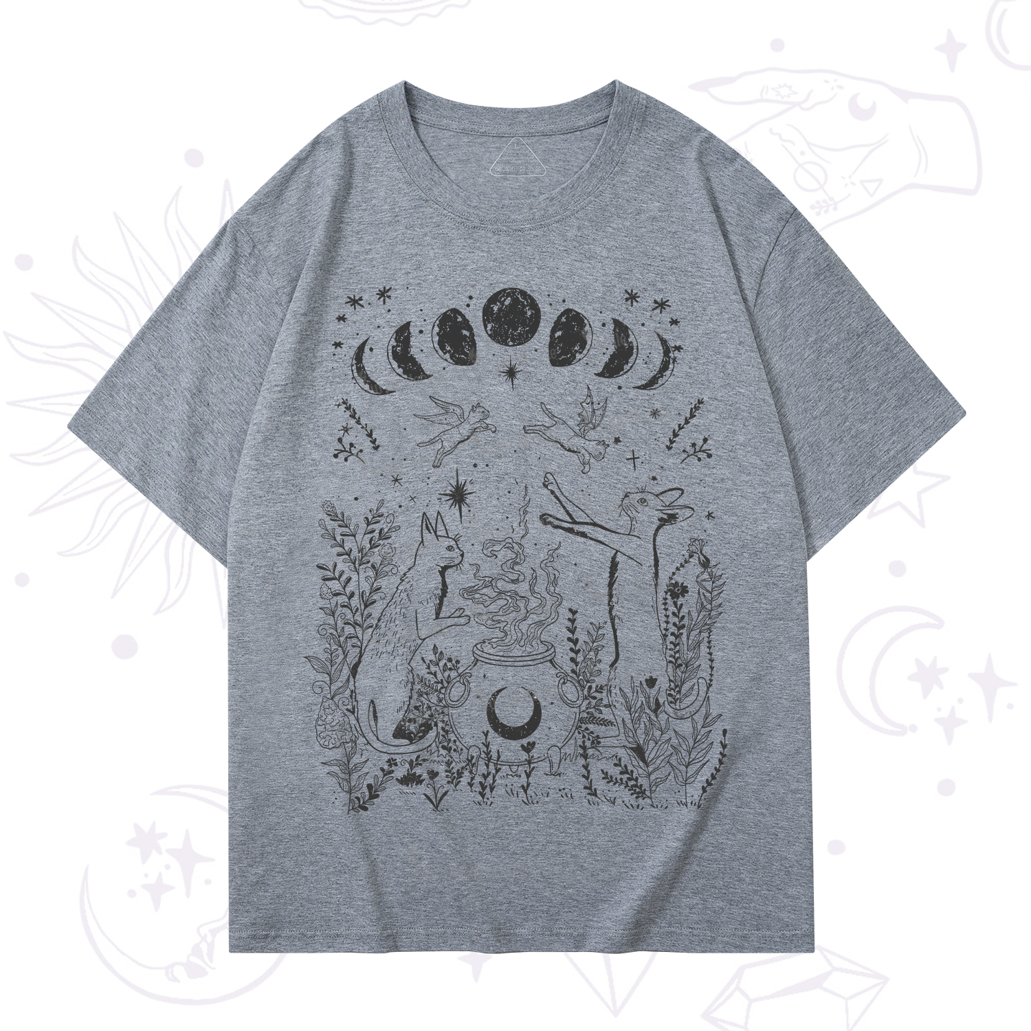 Purplehecate Celestial Cat T-Shirt