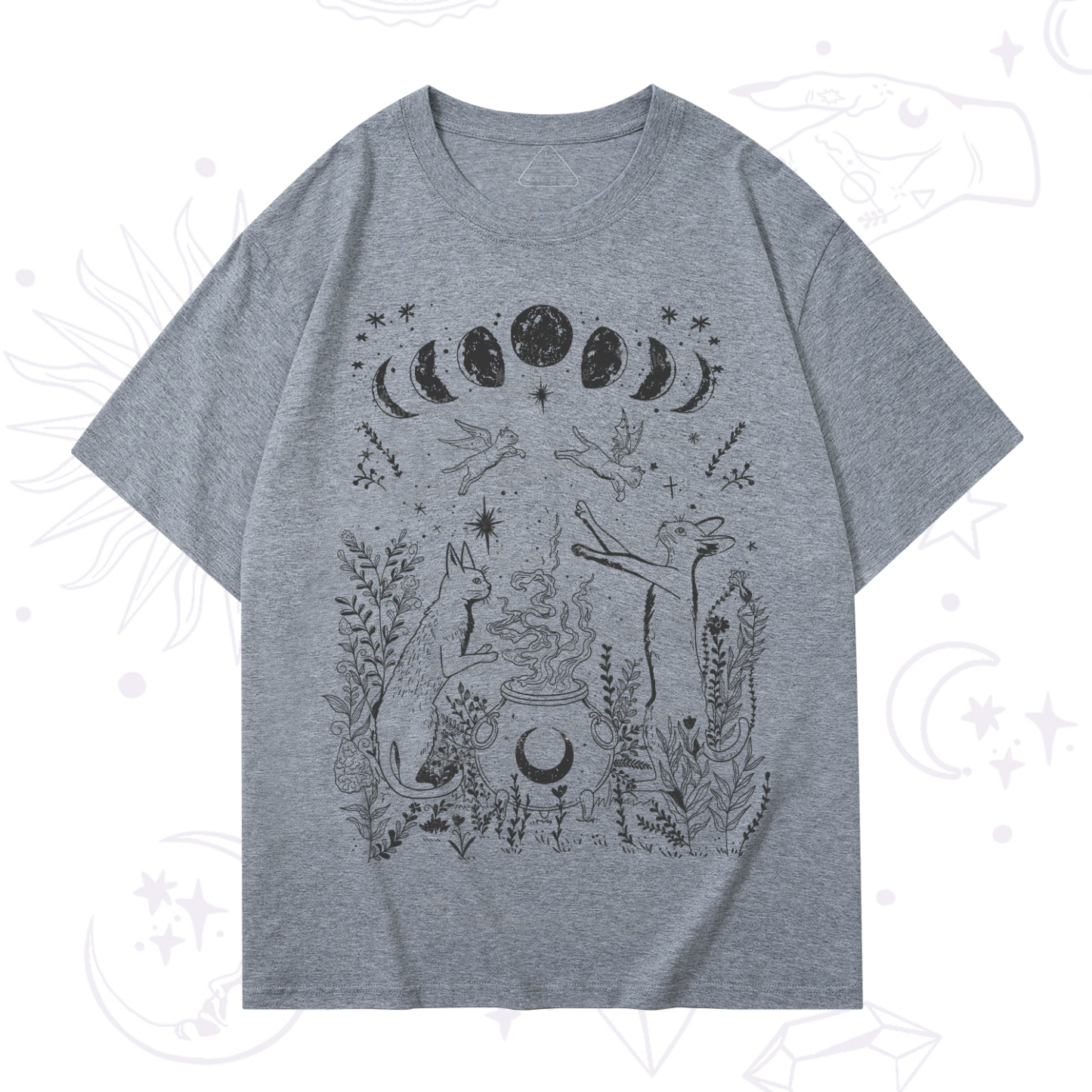 Purplehecate Celestial Cat T-Shirt