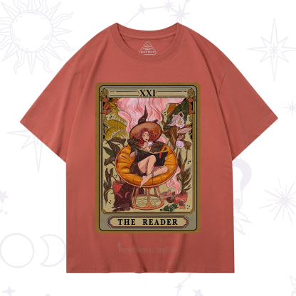 Purplehecate The Reader Tarot Card T-Shirt