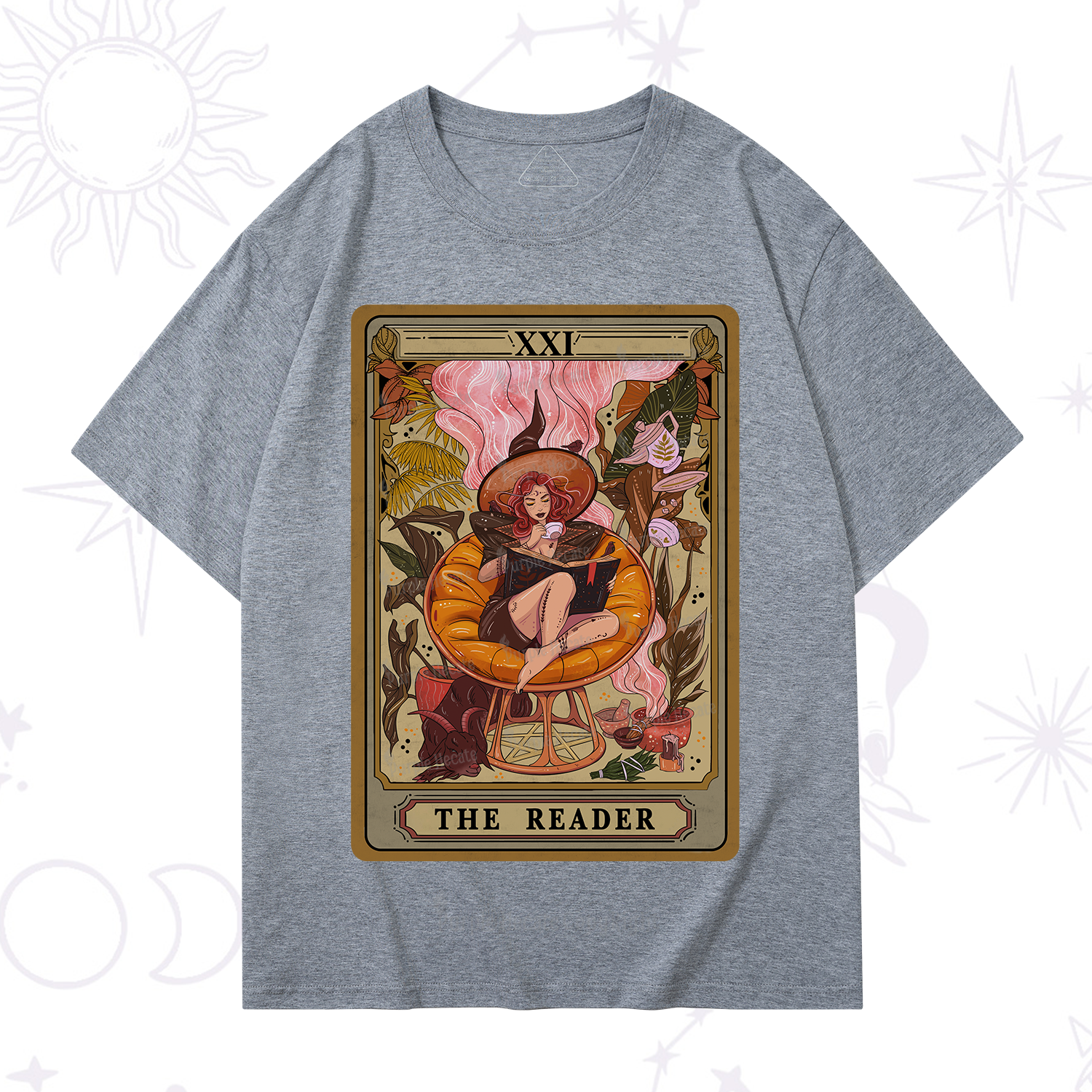 Purplehecate The Reader Tarot Card T-Shirt