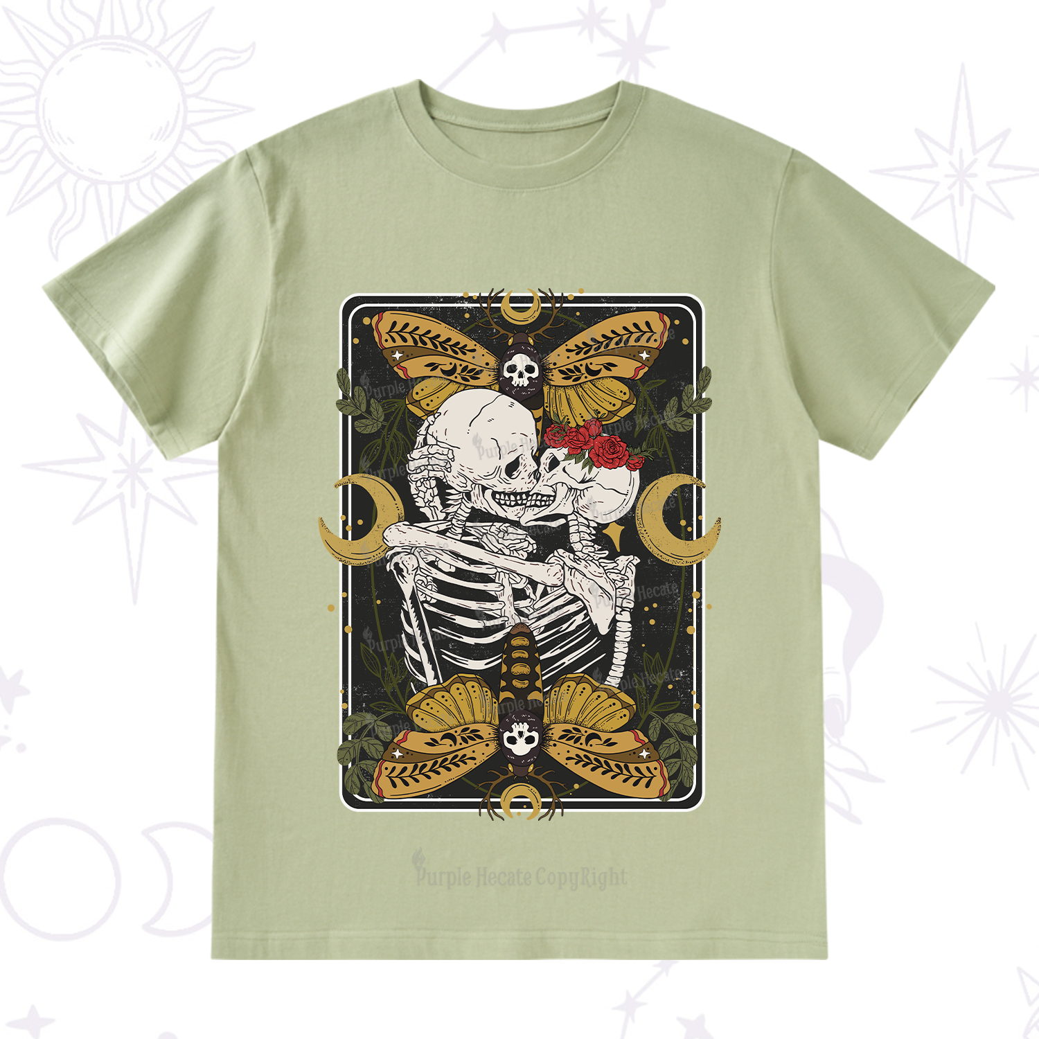 Purplehecate Deathless Moonlit Love T-Shirt