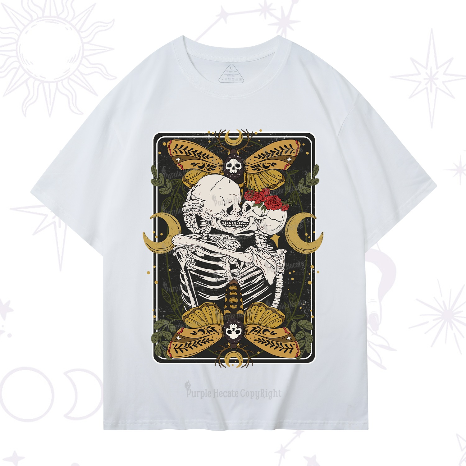 Purplehecate Deathless Moonlit Love T-Shirt