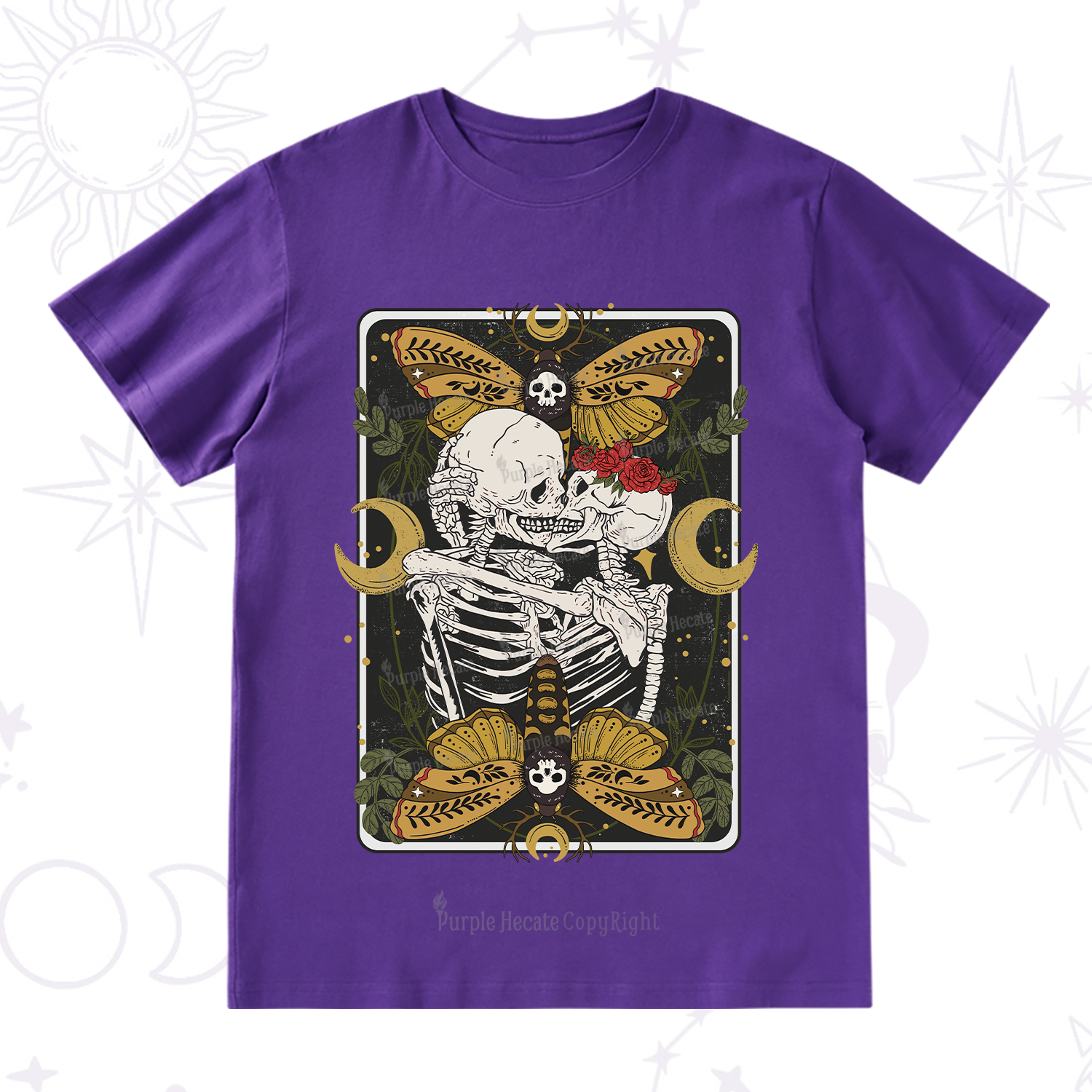 Purplehecate Deathless Moonlit Love T-Shirt