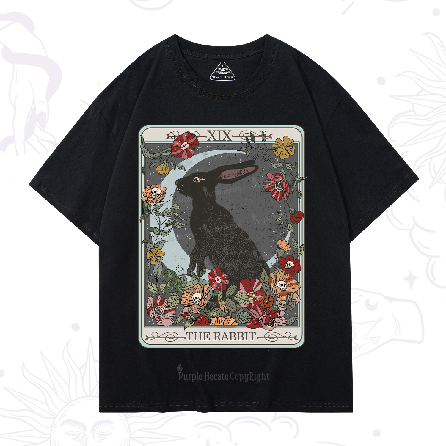 Purplehecate The Rabbit Tarot T-Shirt
