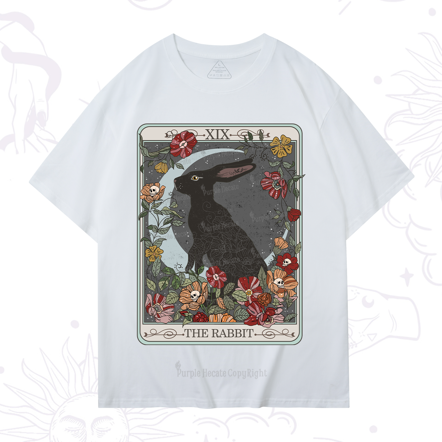 Purplehecate The Rabbit Tarot T-Shirt