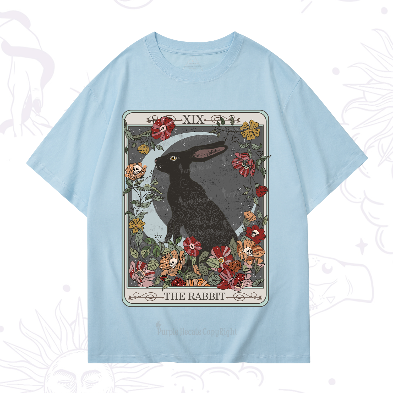 Purplehecate The Rabbit Tarot T-Shirt