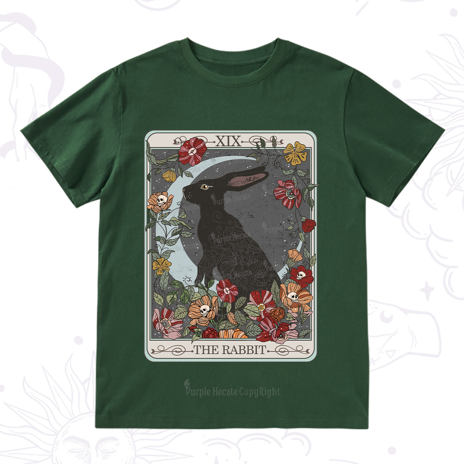 Purplehecate The Rabbit Tarot T-Shirt