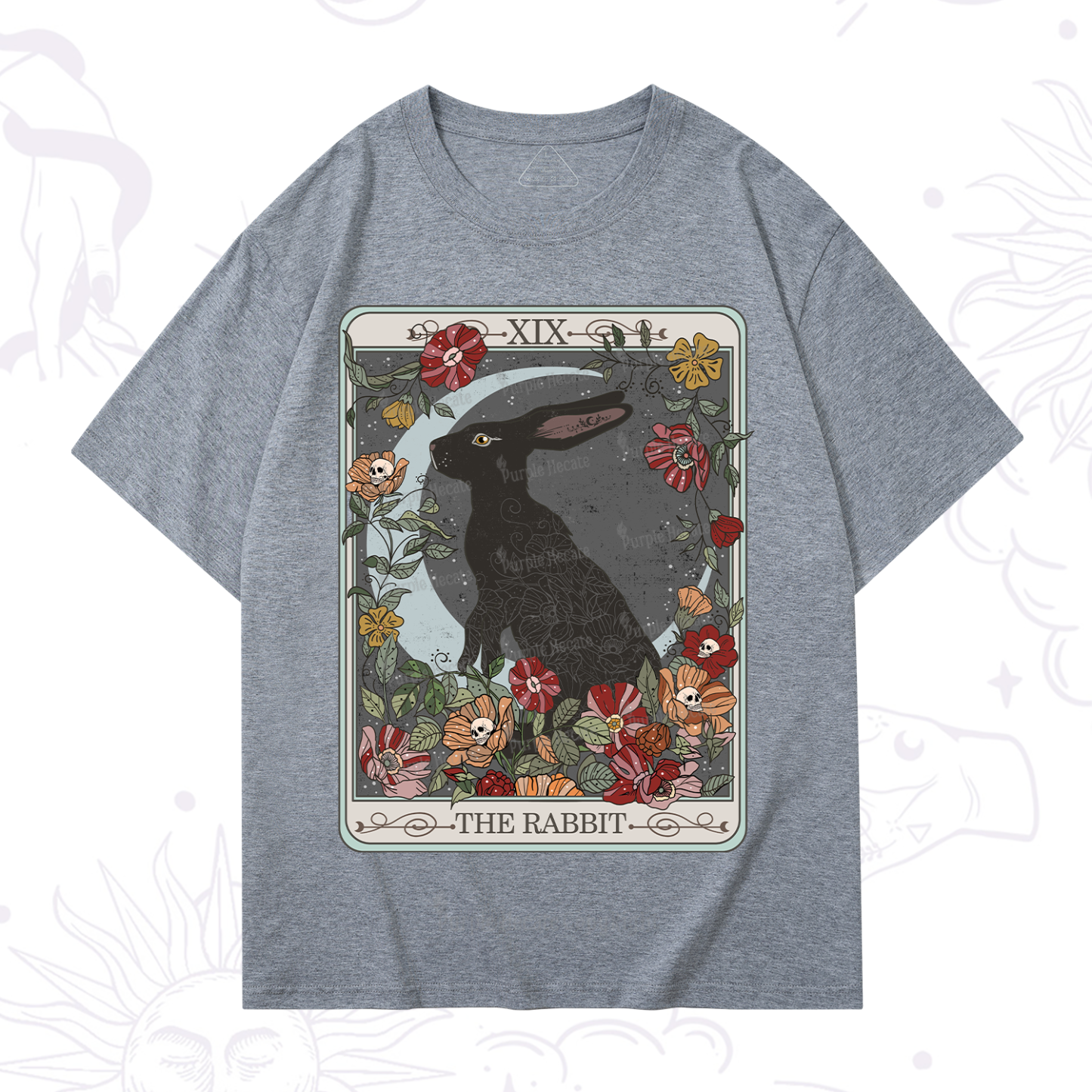 Purplehecate The Rabbit Tarot T-Shirt