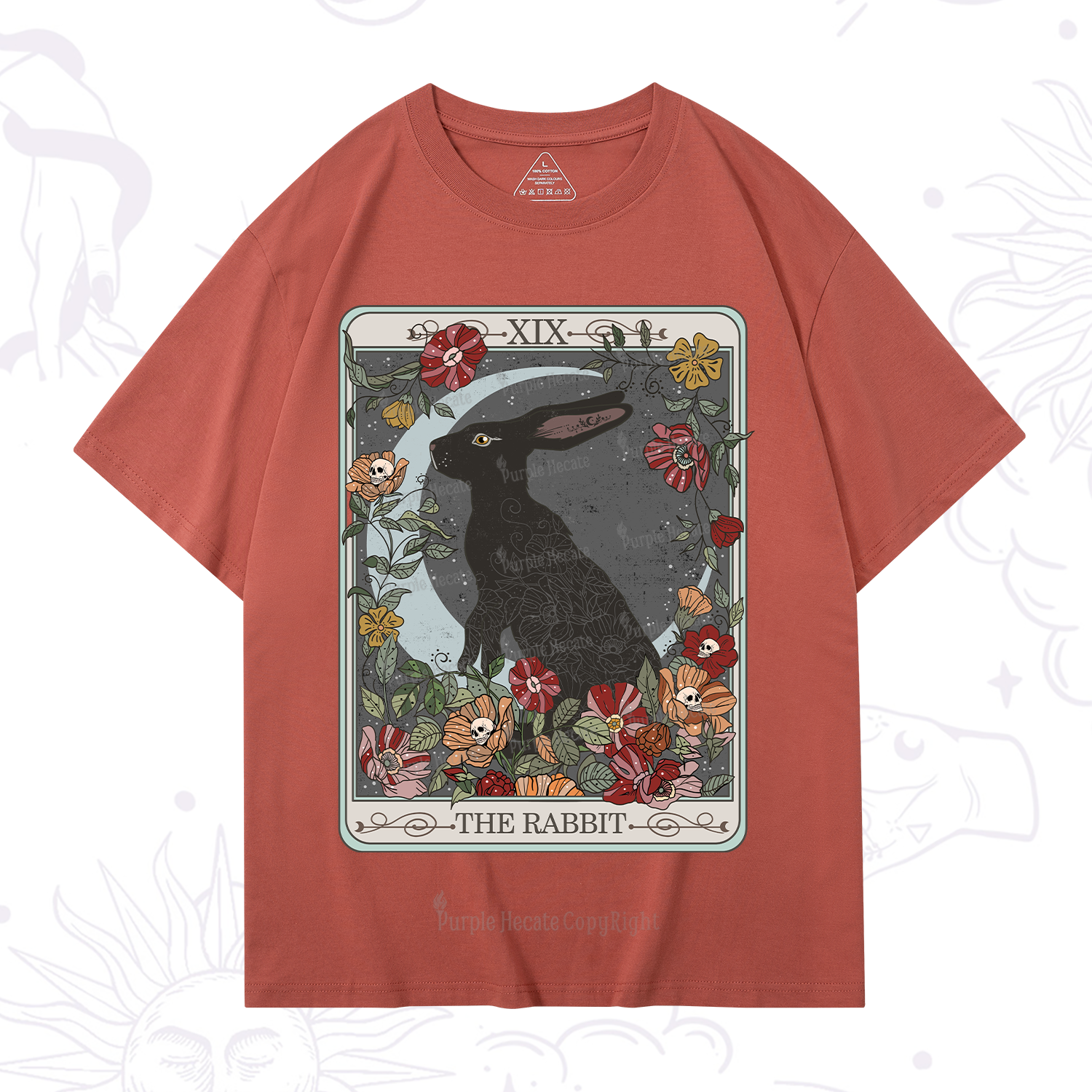 Purplehecate The Rabbit Tarot T-Shirt