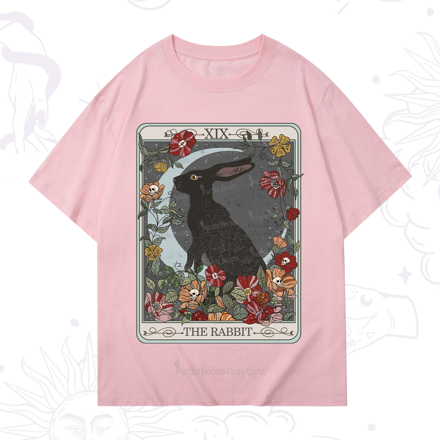 Purplehecate The Rabbit Tarot T-Shirt