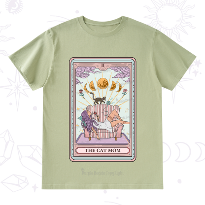 Purplehecate The Cat Mom Tarot T-Shirt