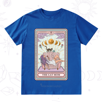 Purplehecate The Cat Mom Tarot T-Shirt
