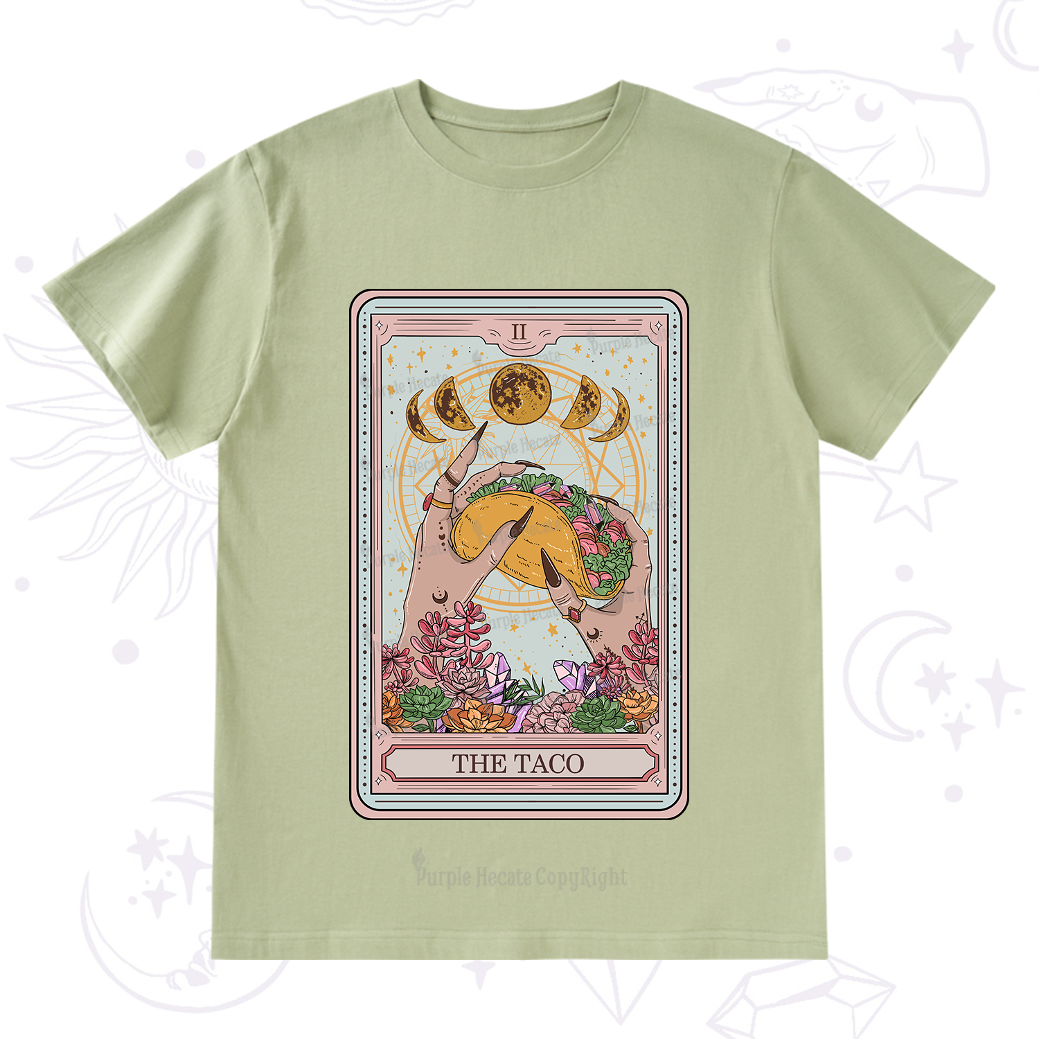 Purplehecate The Taco Tarot T-Shirt