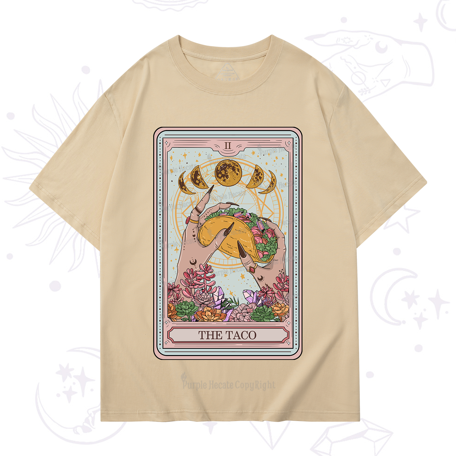 Purplehecate The Taco Tarot T-Shirt