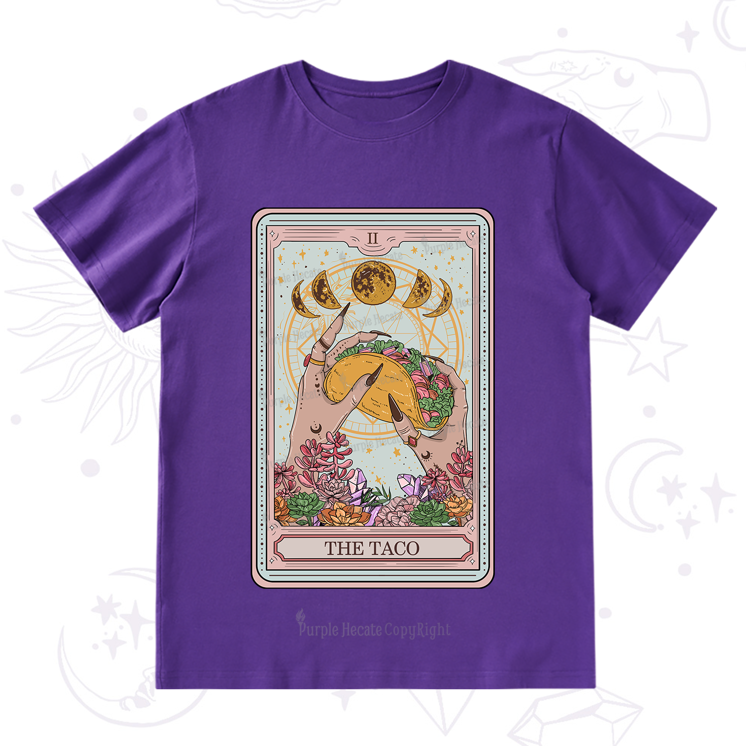 Purplehecate The Taco Tarot T-Shirt