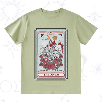 Purplehecate The Lovers Skeleton Tarot T-Shirt