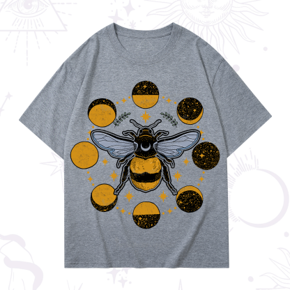 Purplehecate Phases of the Moon Bee T-Shirt