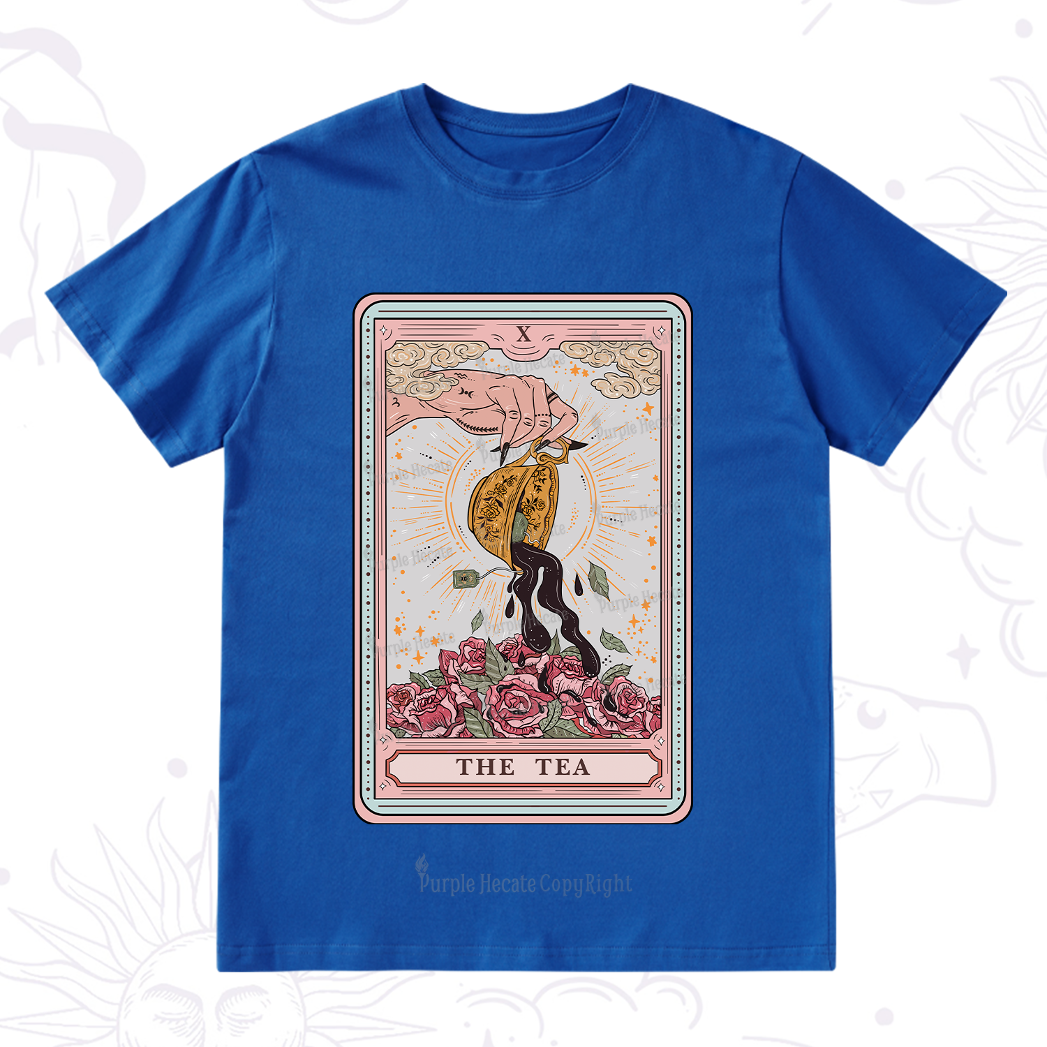 Purplehecate The Tea Tarot Card T-Shirt