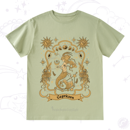 Purplehecate Capricorn' Astral Mirage Zodiac T-Shirt