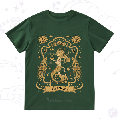 Purplehecate Capricorn' Astral Mirage Zodiac T-Shirt