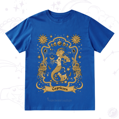 Purplehecate Capricorn' Astral Mirage Zodiac T-Shirt