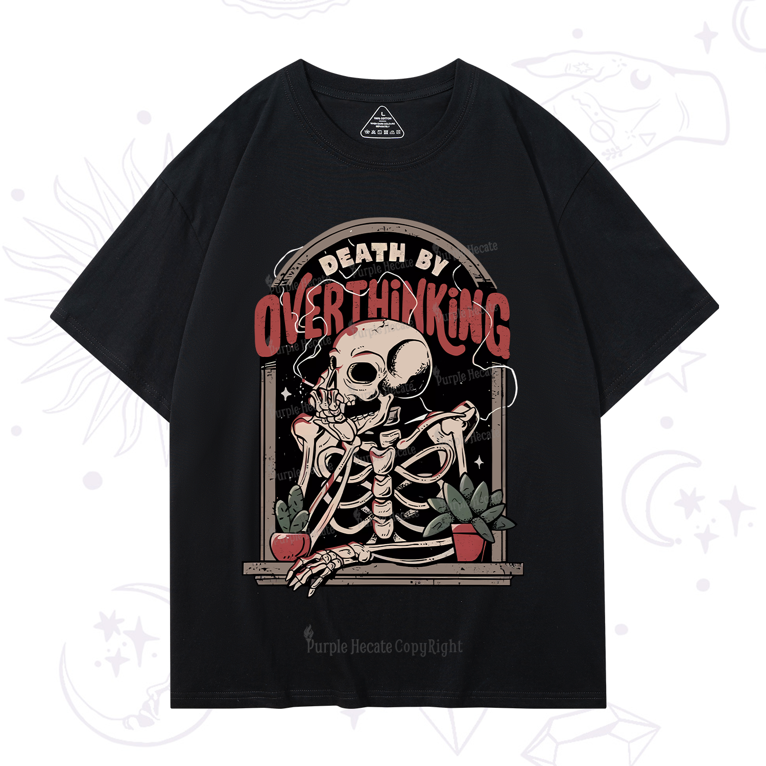 Purplehecate Death By Overthinking T-Shirt