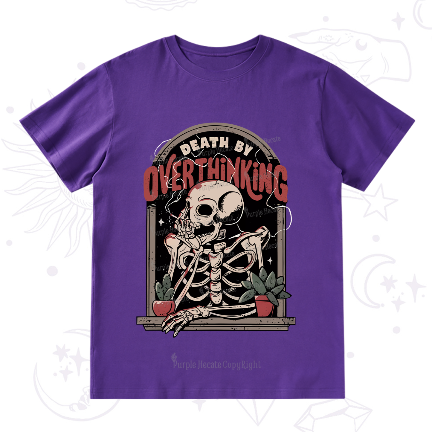 Purplehecate Death By Overthinking T-Shirt