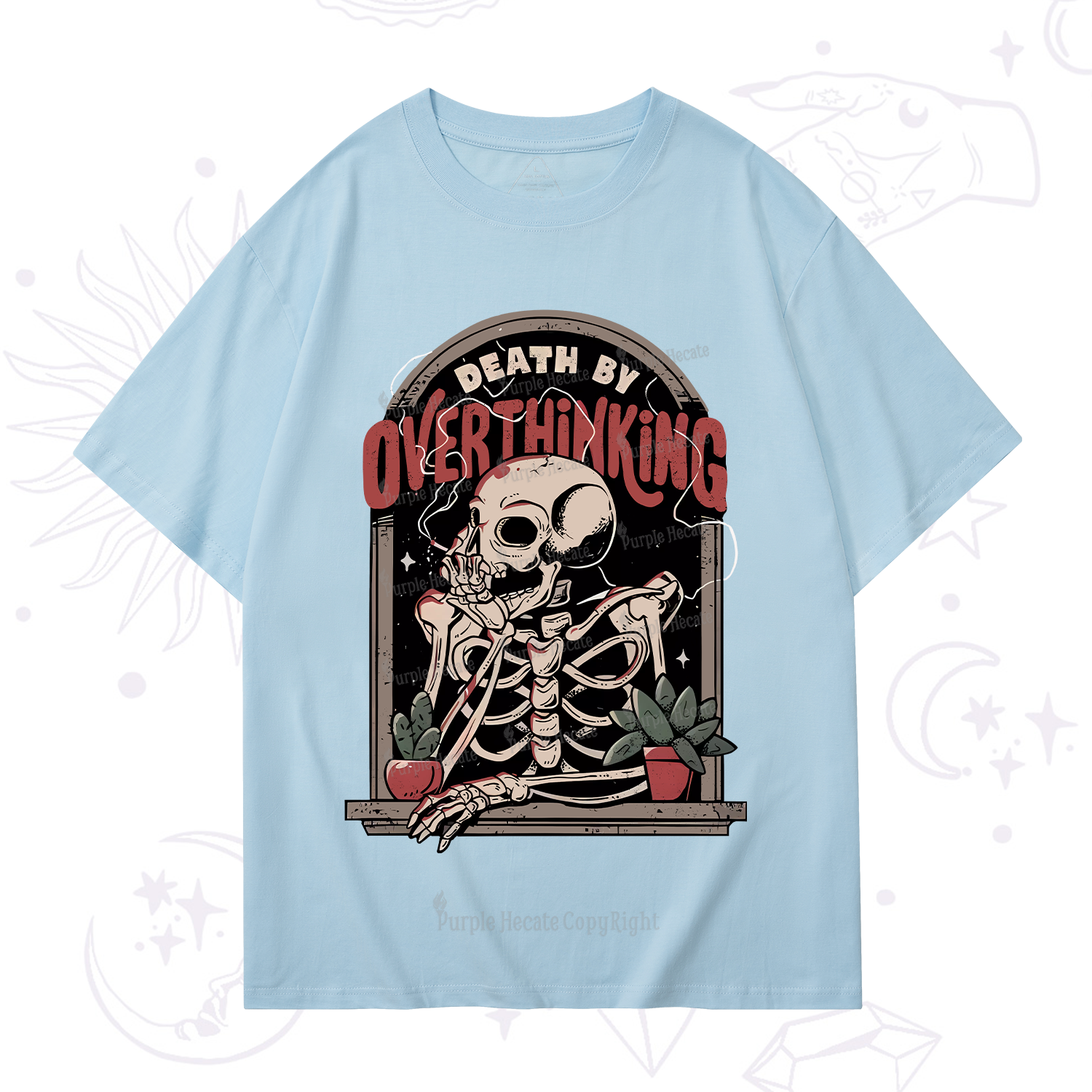 Purplehecate Death By Overthinking T-Shirt