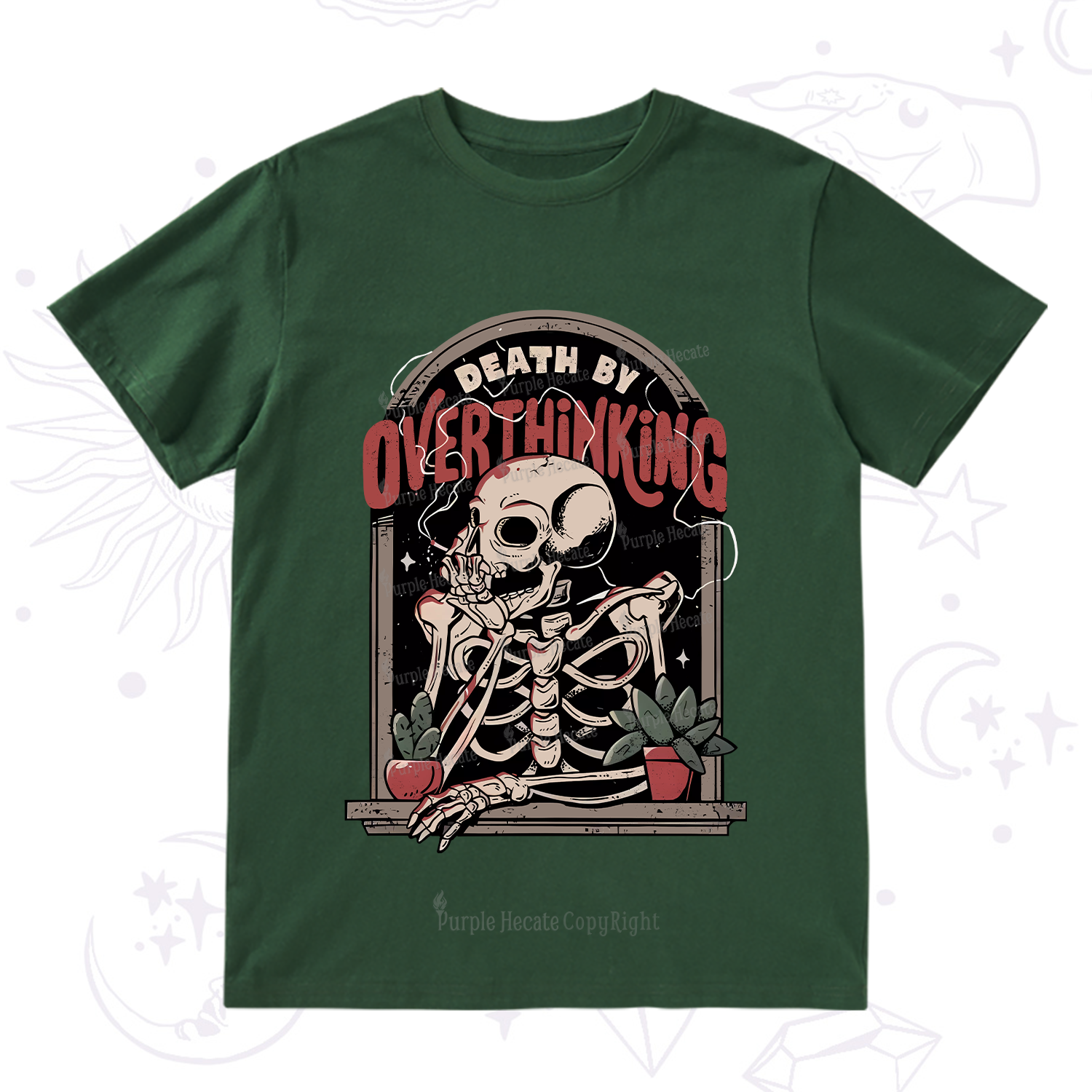 Purplehecate Death By Overthinking T-Shirt