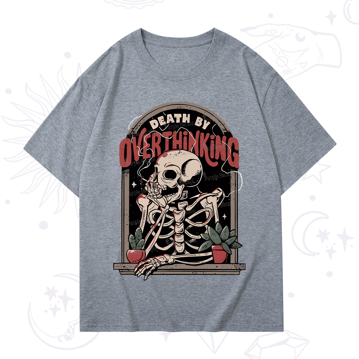 Purplehecate Death By Overthinking T-Shirt