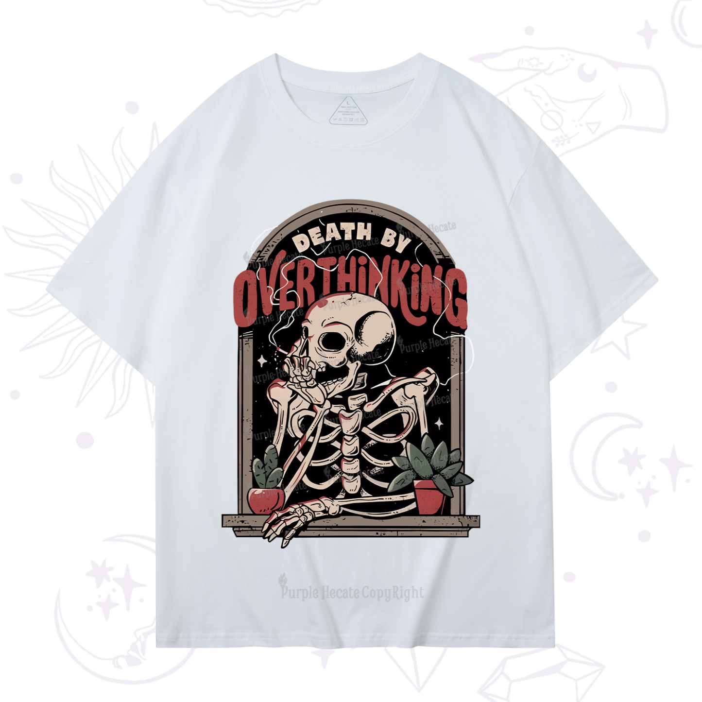 Purplehecate Death By Overthinking T-Shirt