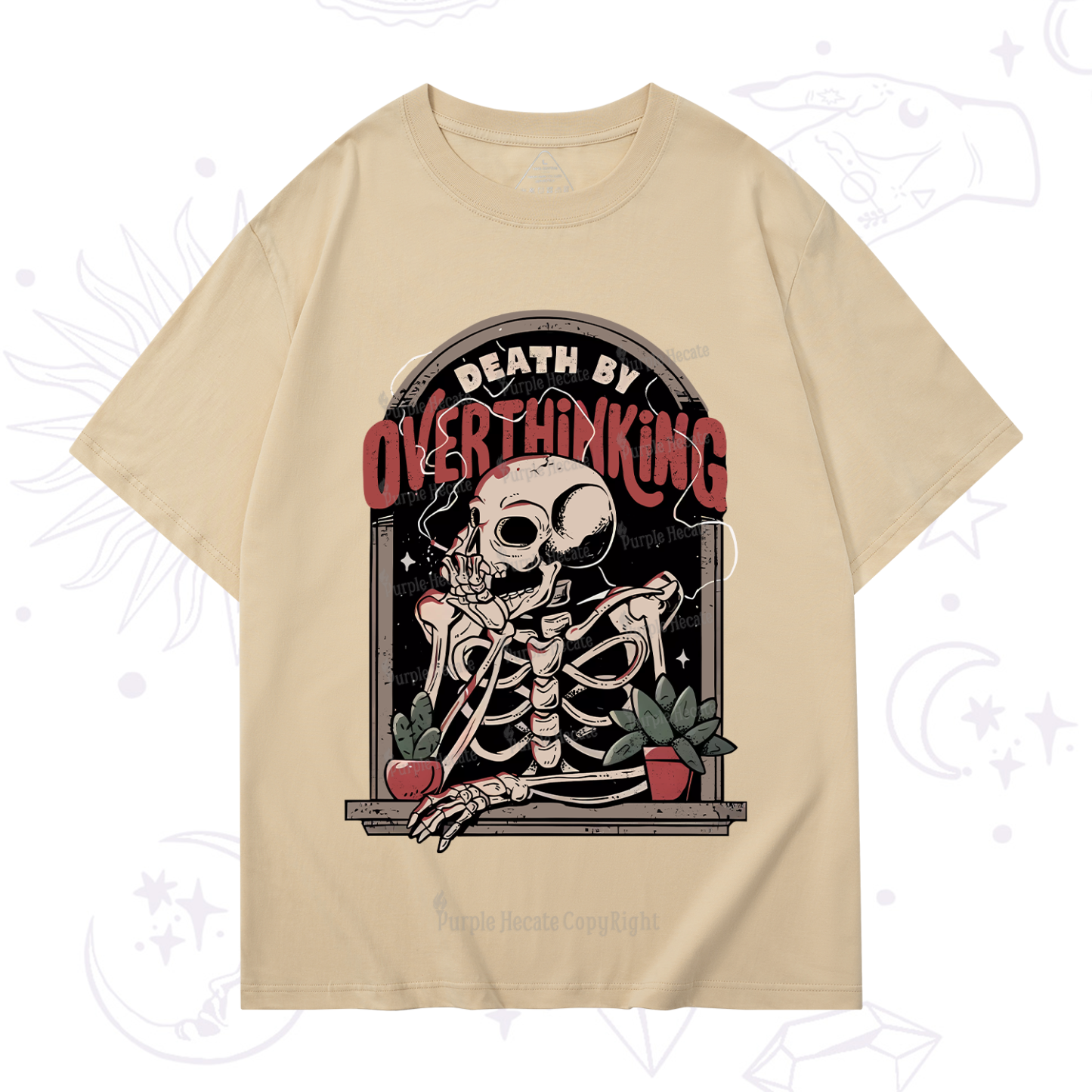 Purplehecate Death By Overthinking T-Shirt