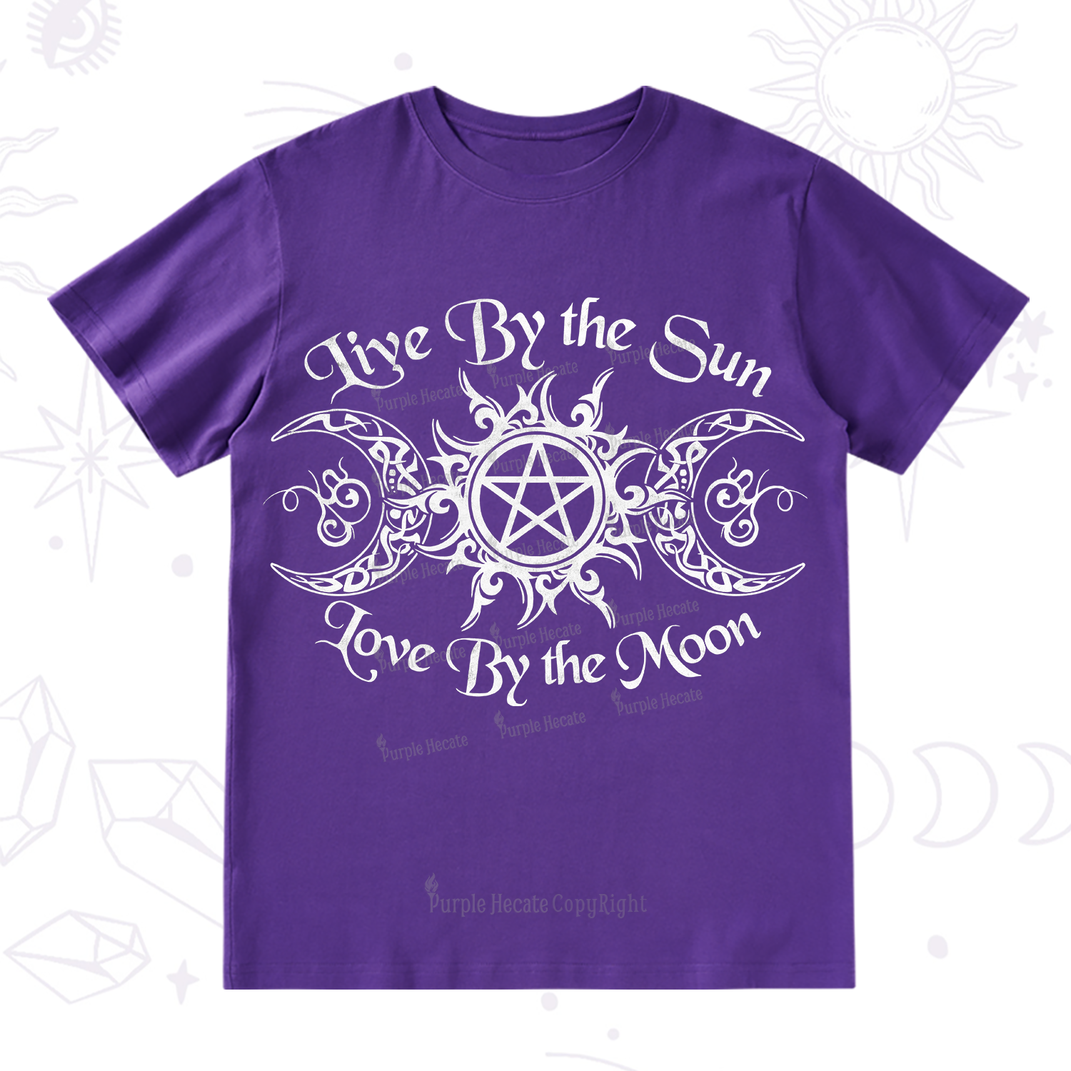 Purplehecate Hecate's Lunar Blessing T-Shirt