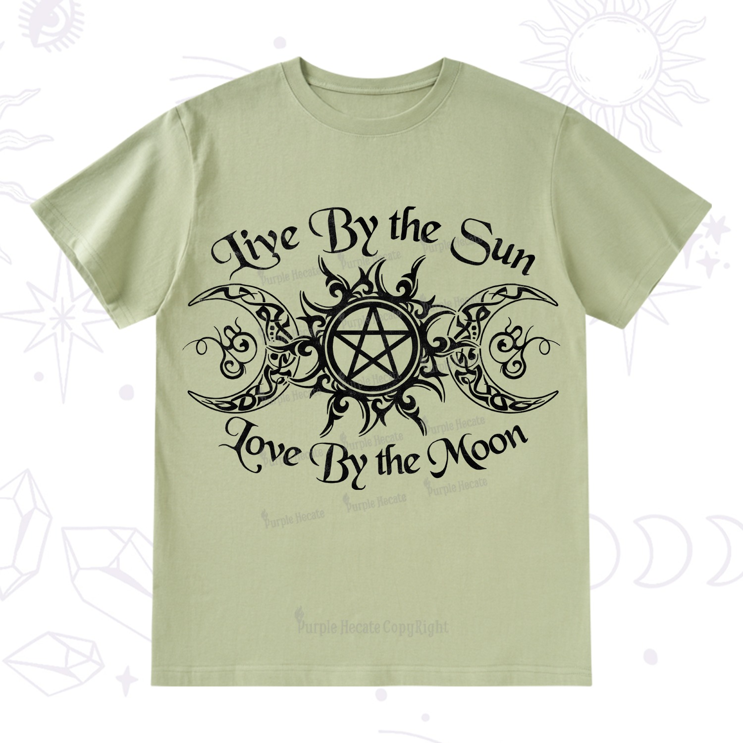 Purplehecate Hecate's Lunar Blessing T-Shirt