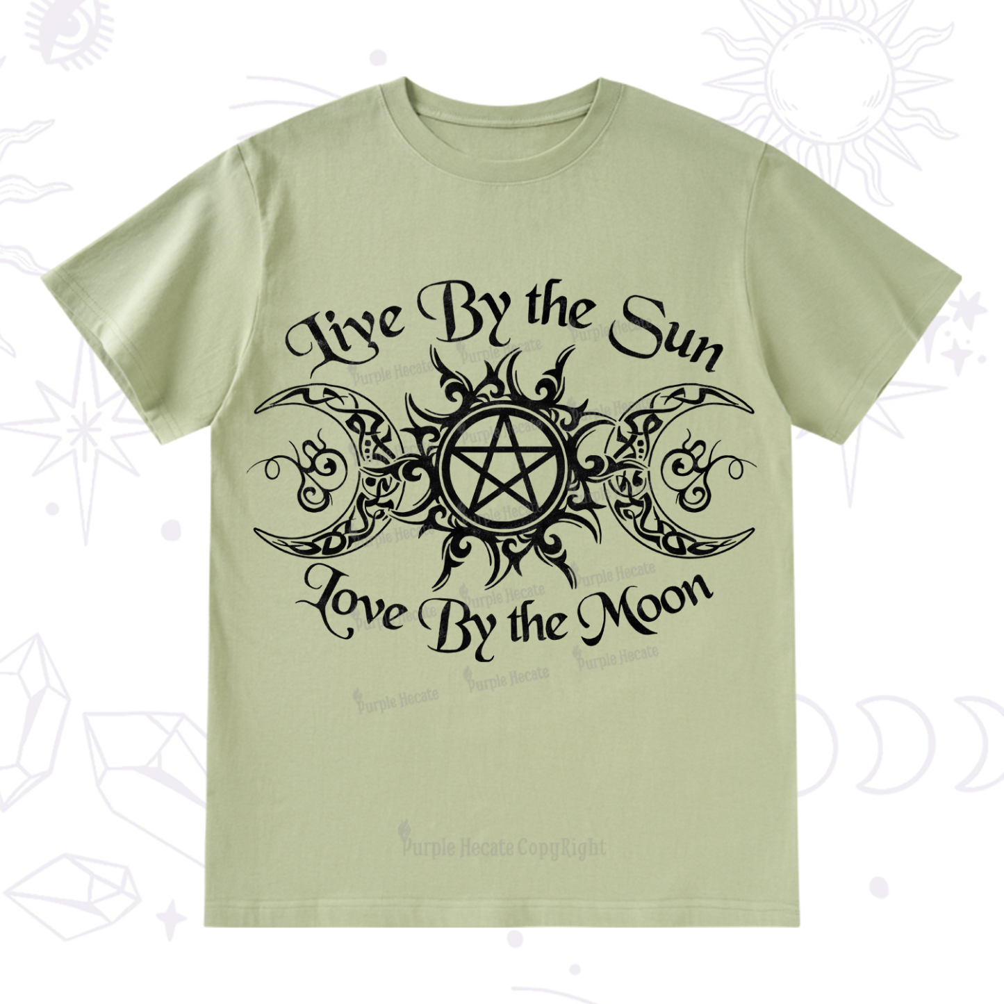 Purplehecate Hecate's Lunar Blessing T-Shirt