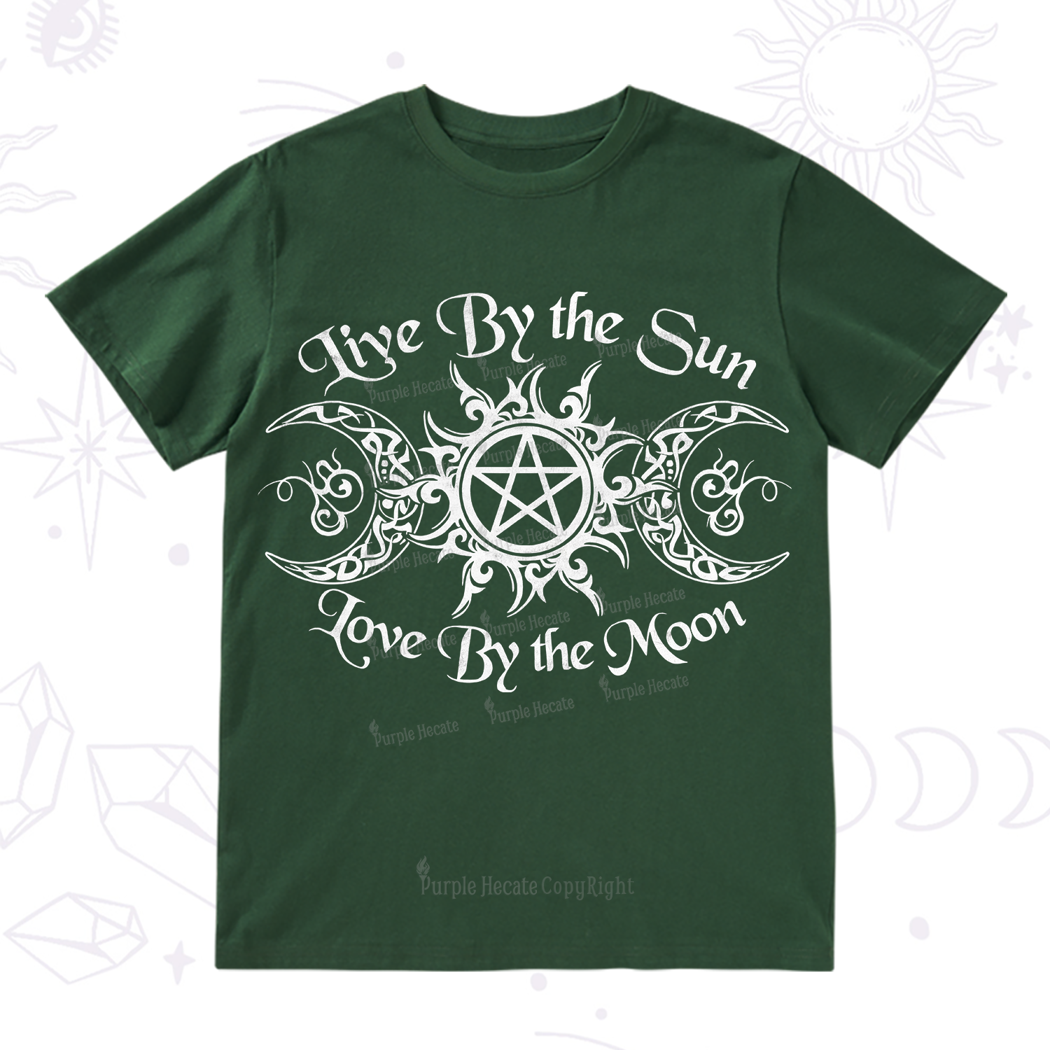 Purplehecate Hecate's Lunar Blessing T-Shirt
