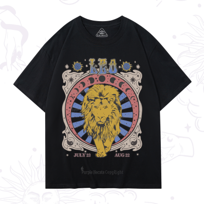 Purplehecate Leo Crew Zodiac T-Shirt