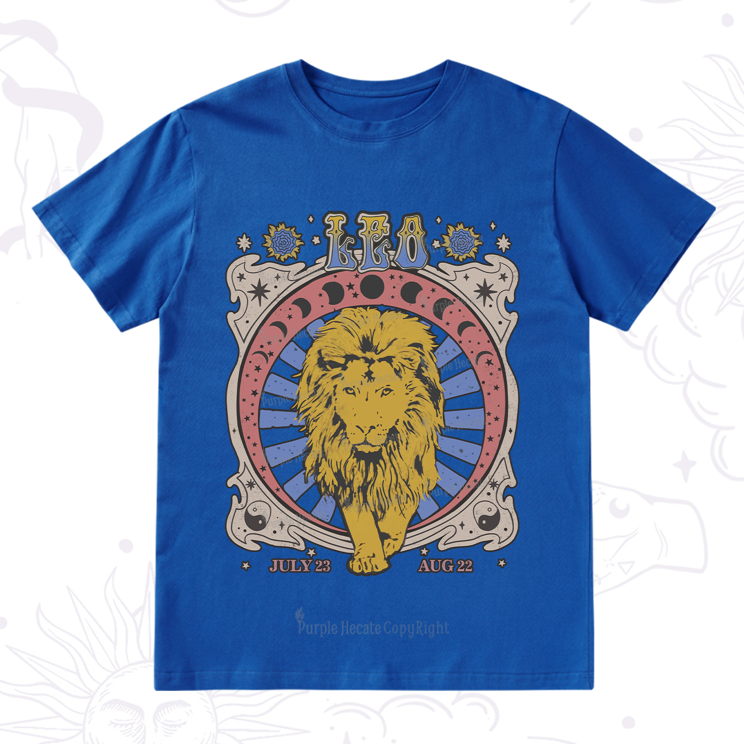 Purplehecate Leo Crew Zodiac T-Shirt