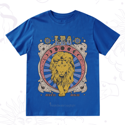 Purplehecate Leo Crew Zodiac T-Shirt