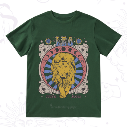 Purplehecate Leo Crew Zodiac T-Shirt