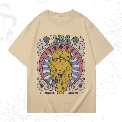 Purplehecate Leo Crew Zodiac T-Shirt