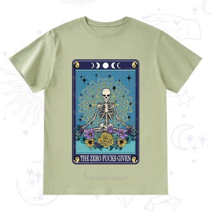 Purplehecate The Zero Fucks Given Tarot T-Shirt